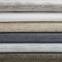 Trevino Burnt Green Cotton Silk Blend Window Curtain Panel 52"x120"