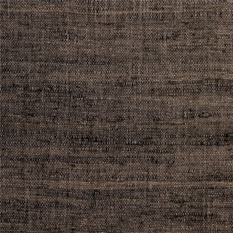 Trevino Deep Brown Cotton Silk Blend Window Curtain Panel 52"x84"
