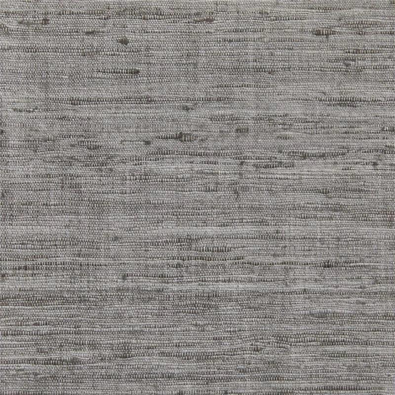 Trevino Pebble Grey Cotton Silk Blend Window Curtain Panel 52"x84"