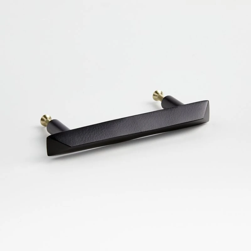 Triangle Matte Black 3" Bar Pull