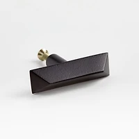 Triangle Matte Black 3" Bar Pull
