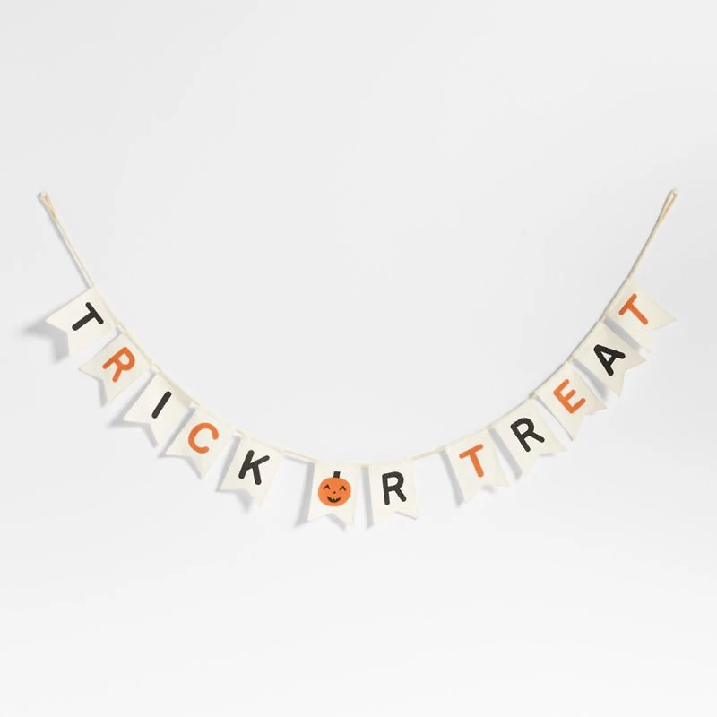Trick or Treat Kids Halloween Garland by Joan Anderson