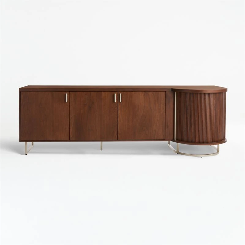 Trifecta Bar/Storage Media Cabinet with Light