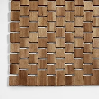 Tura Lattice Teak Wood Bath Mat