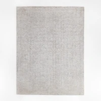 Turin Performance Handwoven Light Grey Area Rug 6'x9'