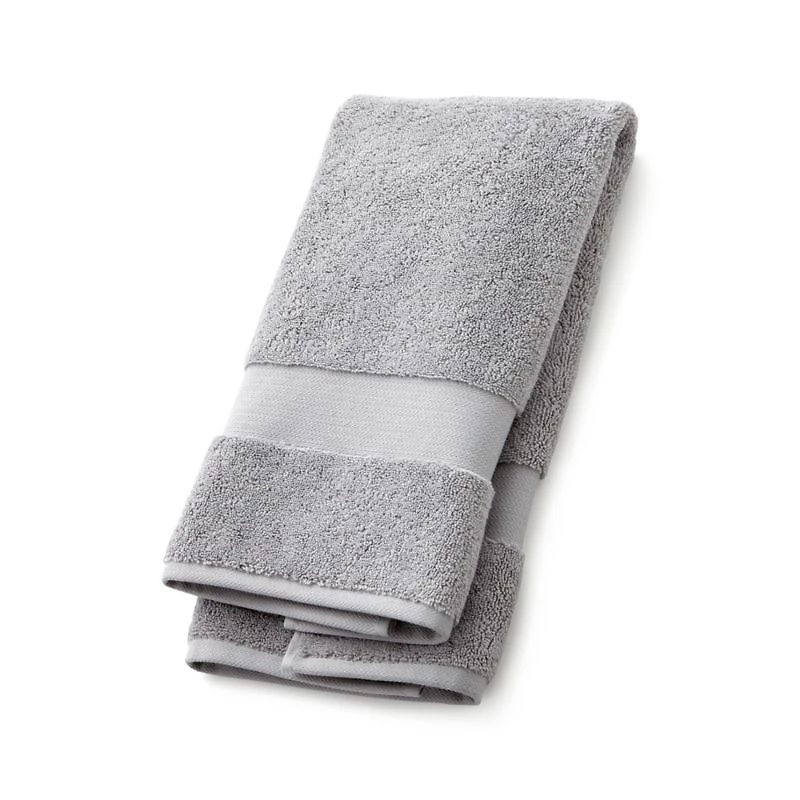 Organic Turkish Cotton Grey Hand Towel