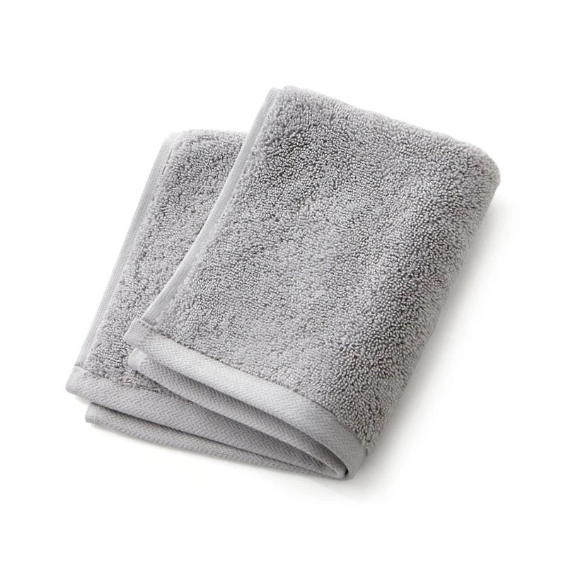 Organic Turkish Cotton Grey Washcloth