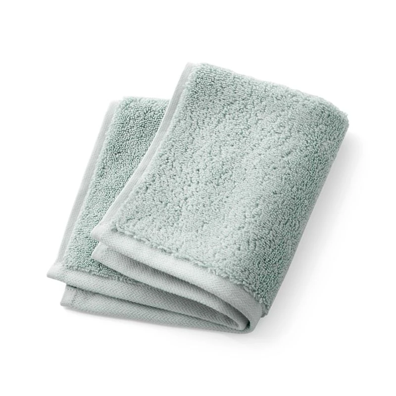 Organic Turkish Cotton Spa Blue Washcloth