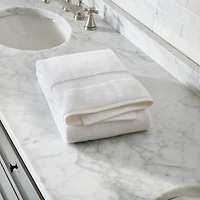 Organic Turkish Cotton White Bath Towel