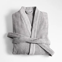 Organic Turkish Cotton Grey Bath Robe L/XL