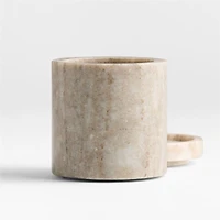 Tuscan Beige Marble Bathroom Canister