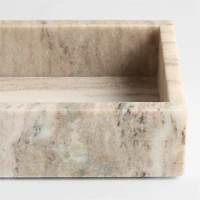 Tuscan Beige Marble Napkin Holder