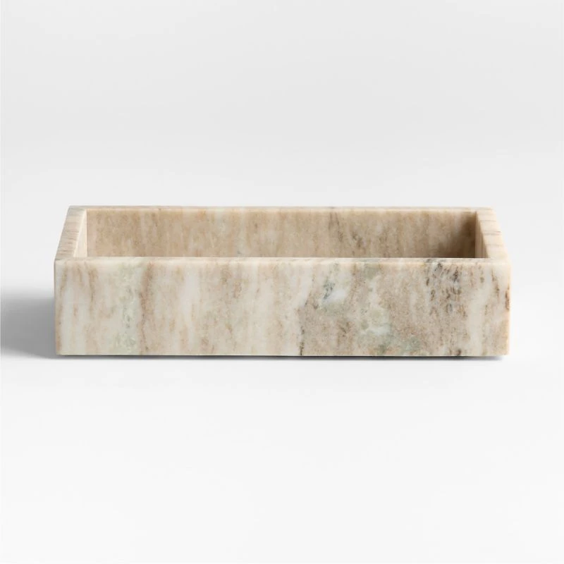 Tuscan Beige Marble Napkin Holder