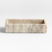 Tuscan Beige Marble Napkin Holder