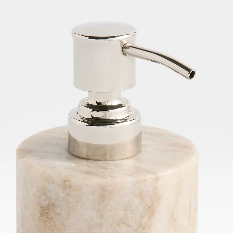Tuscan Beige Marble Soap Pump