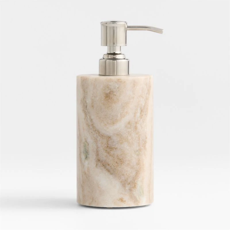 Tuscan Beige Marble Soap Pump