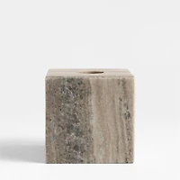 Tuscan Beige Marble Tissue Holder