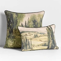 Tuscan Landscape 23"x23" Throw Pillow Cover