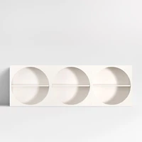 Twiggy Modular Glossy Ivory Kids Open Bookcases