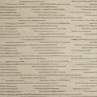 Udaipur Textured Wool Handwoven Stone Grey Area Rug 6'x9'