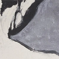 "Undraped" Framed White Wall Art Print 41"x41"