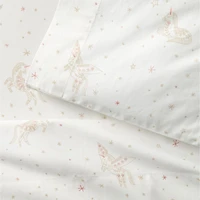 Stay Cool Unicorn Dreams Organic Cotton Toddler Sheet Set