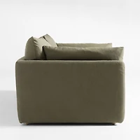 Unwind Modular -Piece Slipcovered Sectional Sofa