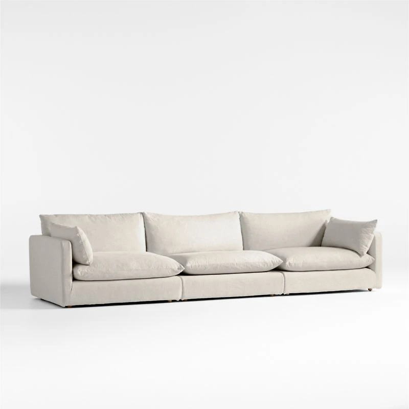 Unwind 3-Piece Slipcovered Sectional