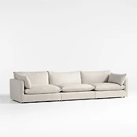 Unwind 3-Piece Slipcovered Sectional