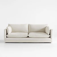 Unwind Slipcovered 92" Sofa
