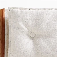 Shinola Utility Linen Wood Arm Linen Chair