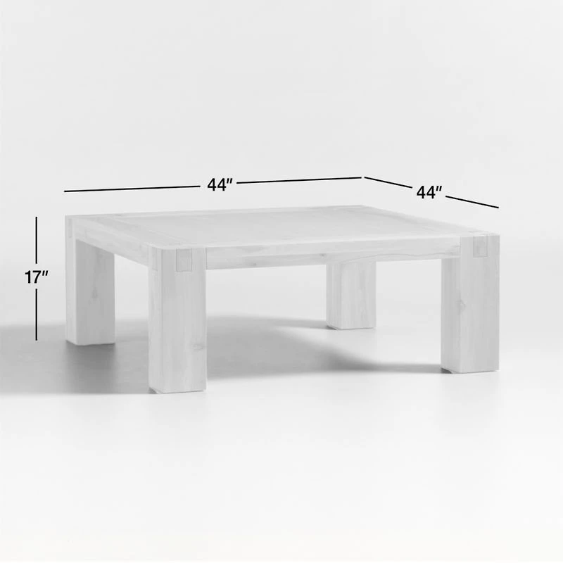 Shinola Utility Square Oak Coffee Table