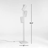 Shinola Utility Natural Wood Tree Floor Lamp
