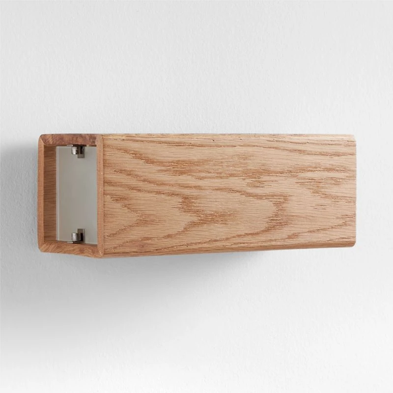 Shinola Utility Natural Wood Wall Sconce