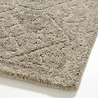 Valencia Wool Handwoven Granite Grey Area Rug 10'x14'