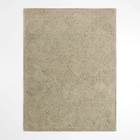 Valencia Wool Handwoven Granite Grey Area Rug 10'x14'