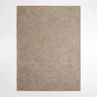 Valencia Wool Handwoven Sandstone Brown Area Rug 8'x10'