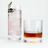 Vance 12-Oz. Cut-Glass Double Old-Fashioned Glass