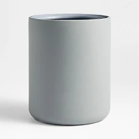 Varick Blue Silicone Coated Trash Can