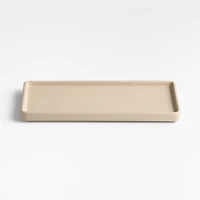 Varick Sand Silicone Coated Vanity Tray