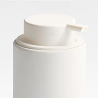 Varick White Silicone Coated Soap Pump