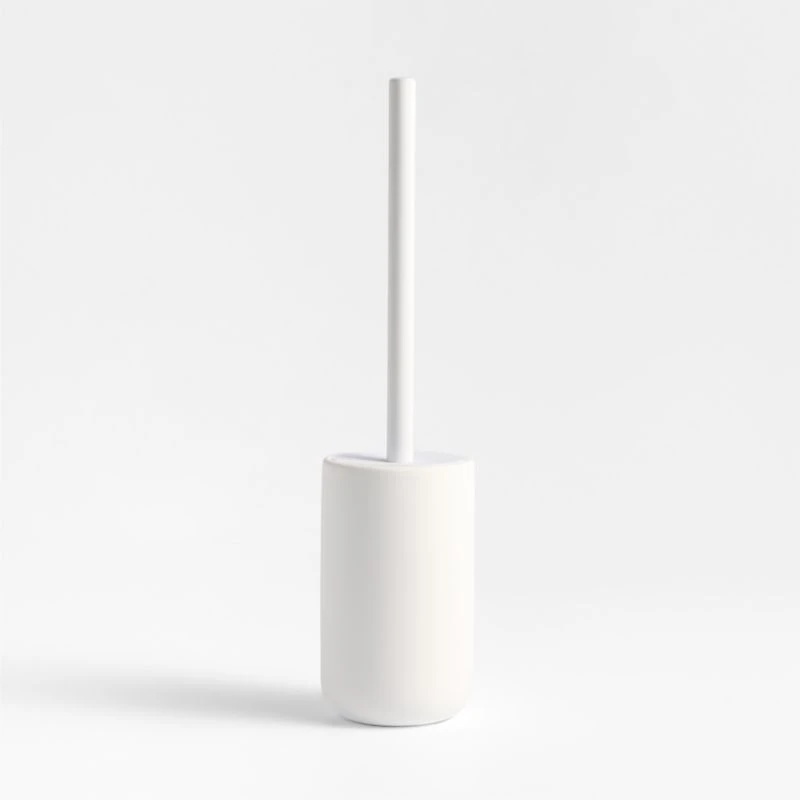 Varick White Silicone Coated Toilet Brush