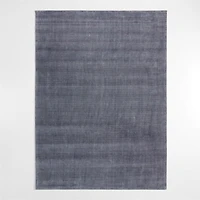 Vaughn Performance Wool-Blend Handwoven Blue Area Rug 6'x9'