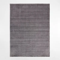 Vaughn Performance Wool-Blend Handwoven Charcoal Grey Area Rug 10'x14'
