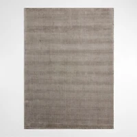 Vaughn Performance Wool-Blend Handwoven Grey Area Rug 8'x10'