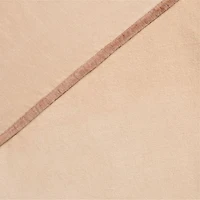 Elegant Pink Organic Cotton Velvet Light Blocking Window Curtain Panel 44"x63"