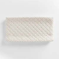 Venice Natural Taupe Organic Cotton Baby Changing Pad Cover by Leanne Ford