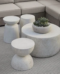 Crest Outdoor Garden Stool Side Table