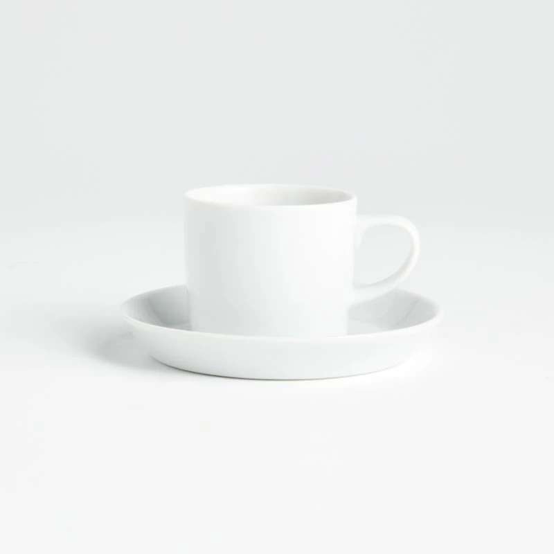 Verge 4-oz. Espresso Cup and Saucers, Set of 8