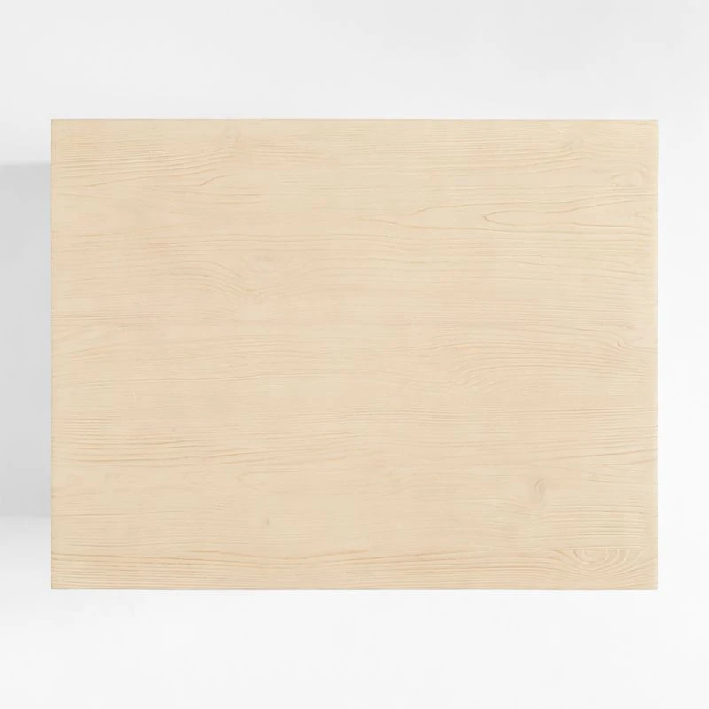 Vernon Natural Wood Side Table with Drawer, Set of 2